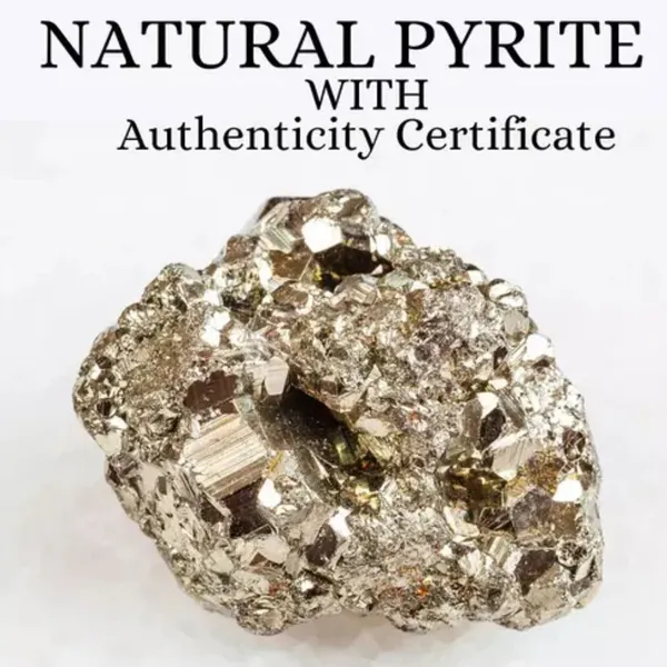 Multiagate_Heaven_Pyrite_Stone_Original_Cluster_Samples_-_40_to_50_Grams_Decorative_Showpiece__-__10_cm_(Stone,_Gold)
