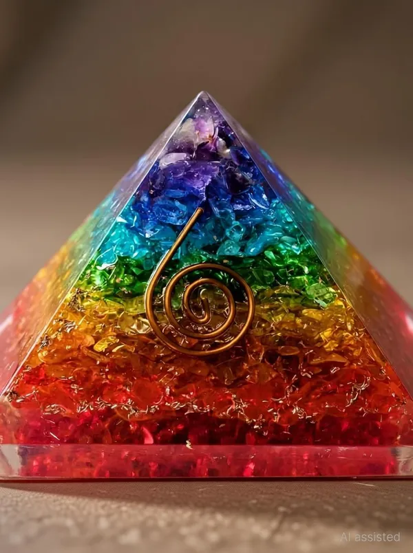 Multiagate_Energy_Generator_Orgone_Pyramid_for_E-Energy_Protection_&_Healing-_meditation_Decorative_Showpiece__-__7.6_cm_(Crystal,_Multicolor)