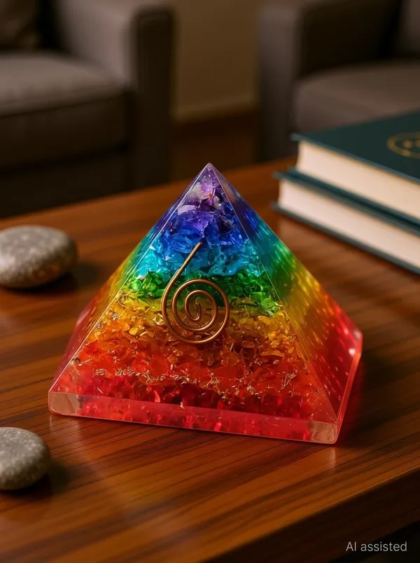 Multiagate_Energy_Generator_Orgone_Pyramid_for_E-Energy_Protection_&_Healing-_meditation_Decorative_Showpiece__-__7.6_cm_(Crystal,_Multicolor)