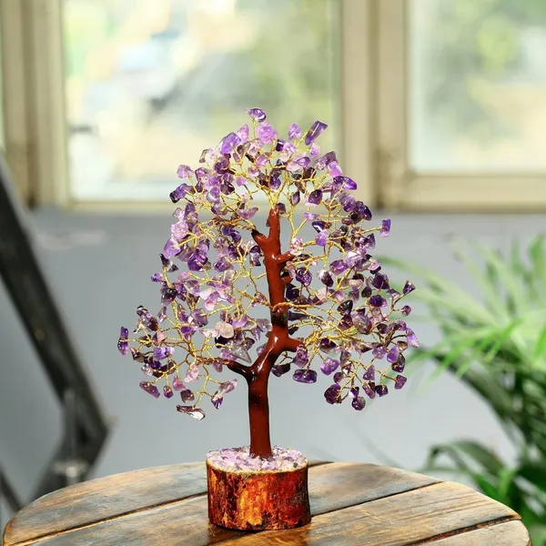 Multiagate_Amethyst_Crystal_Tree,_Crystals_and_Stones,_Amethyst_Crystals_Decorative_Showpiece__-__25_cm_(Stone,_Purple)