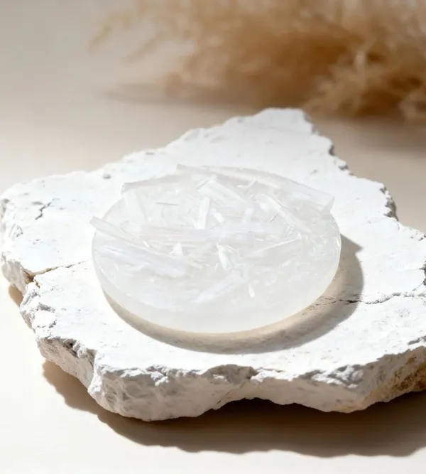 Multiagate_Raw_Moroccan_Selenite_Plate_for_Crystals_|_Purify_&_Amplify_Energy_Decorative_Showpiece__-__4_cm_(Stone,_Crystal,_White)
