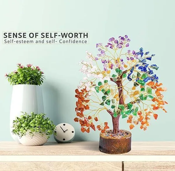 Multiagate_Seven_Chakra_Crystal_Money_Tree_Feng_Shui_Bonsai_Healing_Decorative_Showpiece__-__25_cm_(Stone,_Multicolor)