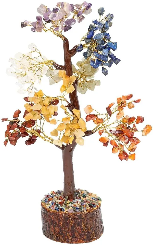 Multiagate_Seven_Chakra_Crystal_Tree_for_Positive_Energy_–_Spiritual_Gifts_for_Home_Décor_Decorative_Showpiece__-__25_cm_(Stone,_Multicolor)
