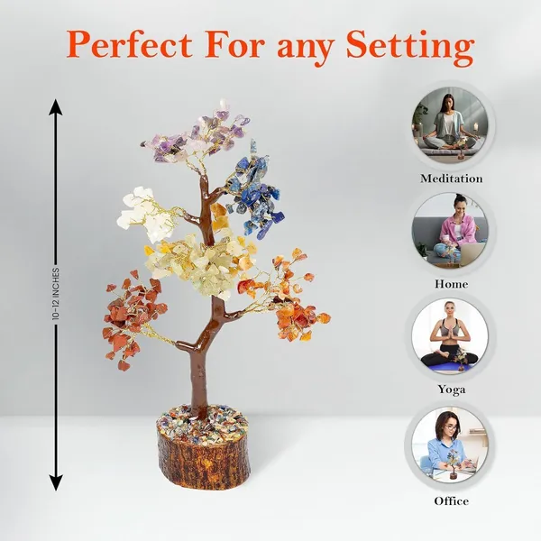 Multiagate_Seven_Chakra_Crystal_Tree_for_Positive_Energy_–_Spiritual_Gifts_for_Home_Décor_Decorative_Showpiece__-__25_cm_(Stone,_Multicolor)