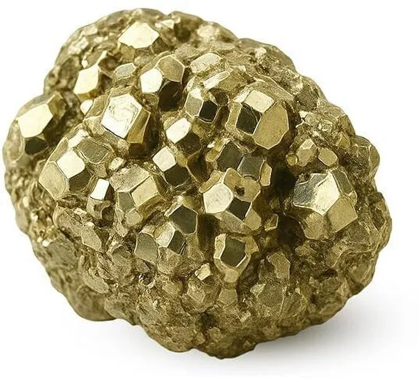 Multiagate_Natural_Pyrite_Rough_Stone_|_Pyrite_Raw_Cluster_from_Peru_|_50_Gm_Decorative_Showpiece__-__5_cm_(Stone,_Gold)