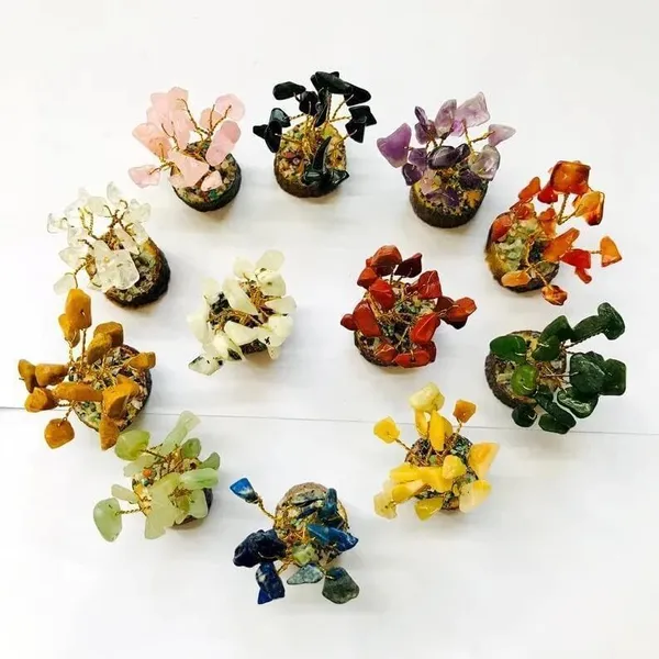 Multiagate_12Pcs_Crystal_Tree_Box,_Crystal_Mystery_Box,_Beautiful_Small_Crystal_Tree_Decorative_Showpiece__-__25_cm_(Stone,_Multicolor)
