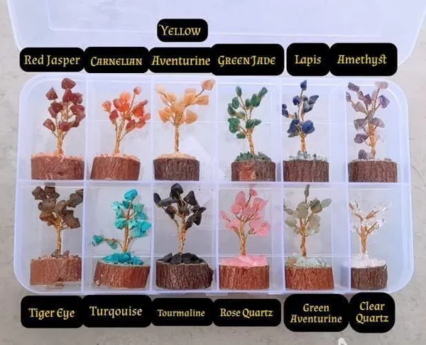 Multiagate_12Pcs_Crystal_Tree_Box,_Crystal_Mystery_Box,_Beautiful_Small_Crystal_Tree_Decorative_Showpiece__-__25_cm_(Stone,_Multicolor)