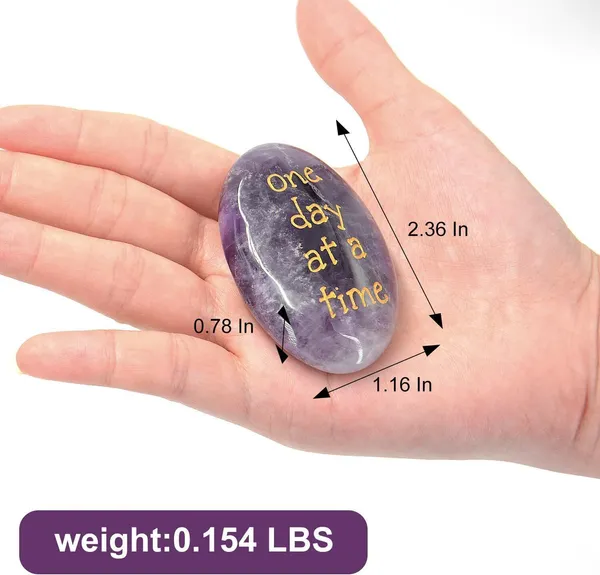 Multiagate_Amethyst_Healing_Crystals_Worry_Stone:_Crystals_and_Healing_Stones_Decorative_Showpiece__-__10_cm_(Stone,_Purple)
