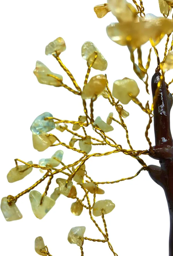 Multiagate_Decorative_Showpiece__-__20_cm_(Crystal,_Wood,_Yellow)
