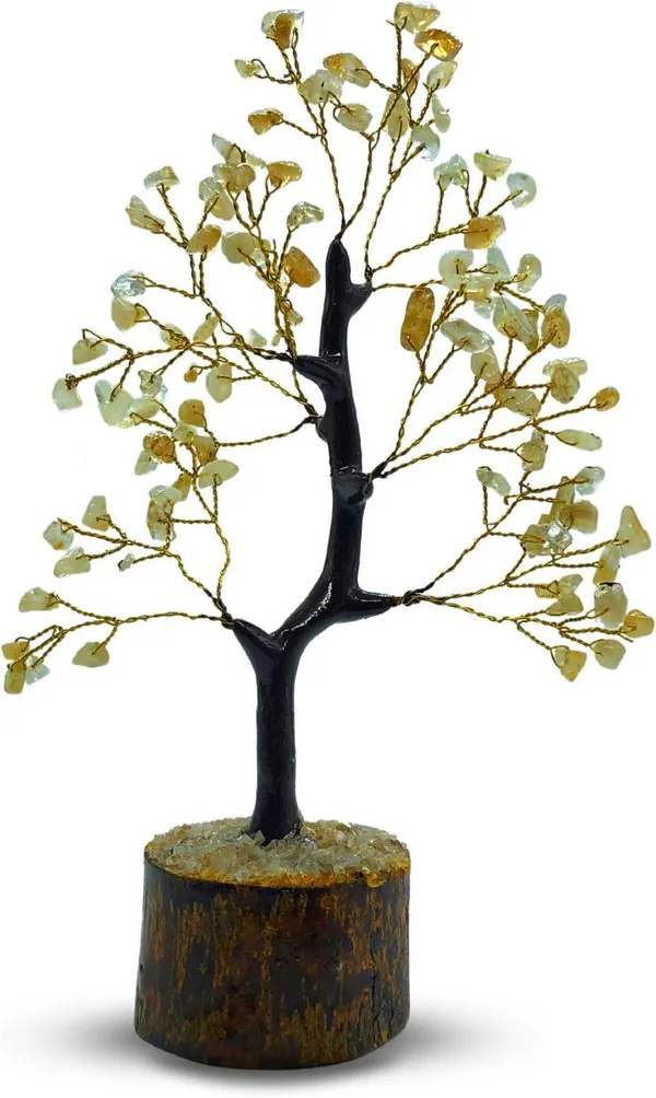 Multiagate_Decorative_Showpiece__-__20_cm_(Crystal,_Wood,_Yellow)