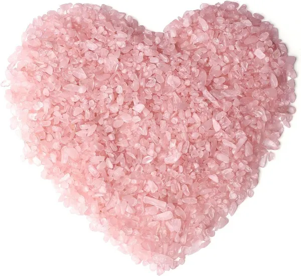 Multiagate_Rose_Quartz_Crushed_Stone_Crystal_Chips_Bulk_Natural_Gemstones_Decorative_Showpiece__-__10_cm_(Stone,_Pink)