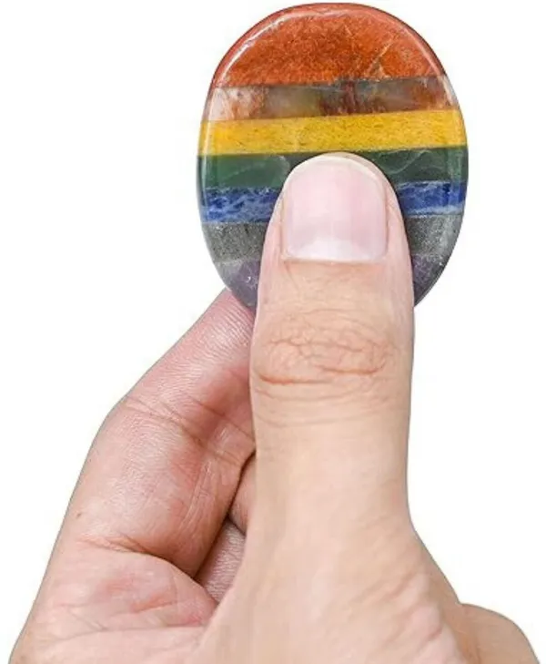 Multiagate_Chakra_Crystal_Thumb_Worry_Pebbles_Stones_For_Anxiety_Stress_Relief_Decorative_Showpiece__-__4_cm_(Stone,_Multicolor)