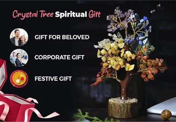 Multiagate_Agate_Gemstone_Bonsai_Money_Tree:_for_Showpiece,Home_Decor_Decorative_Showpiece__-__25_cm_(Stone,_Multicolor)