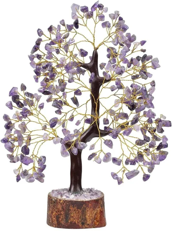 Multiagate_Amethyst_Crystal_Tree_Handmade_Home_Decor_Decorative_Showpiece__-__25_cm_(Stone,_Purple)