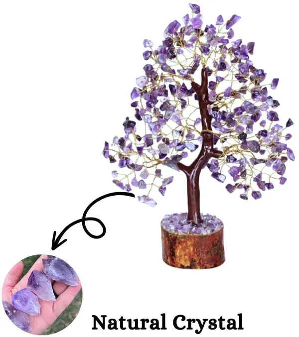 Multiagate_Amethyst_Crystal_Tree_Handmade_Home_Decor_Decorative_Showpiece__-__25_cm_(Stone,_Purple)