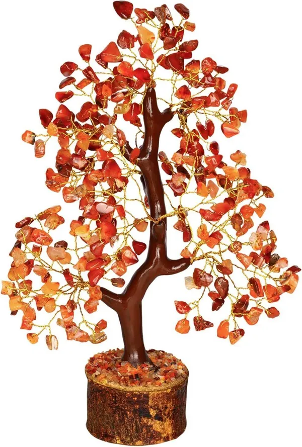 Multiagate_Carnelian_Tree_-_Healing_Stone_-_Positive_Energy_Crystals_Decorative_Showpiece__-__10_cm_(Crystal,_Brown)