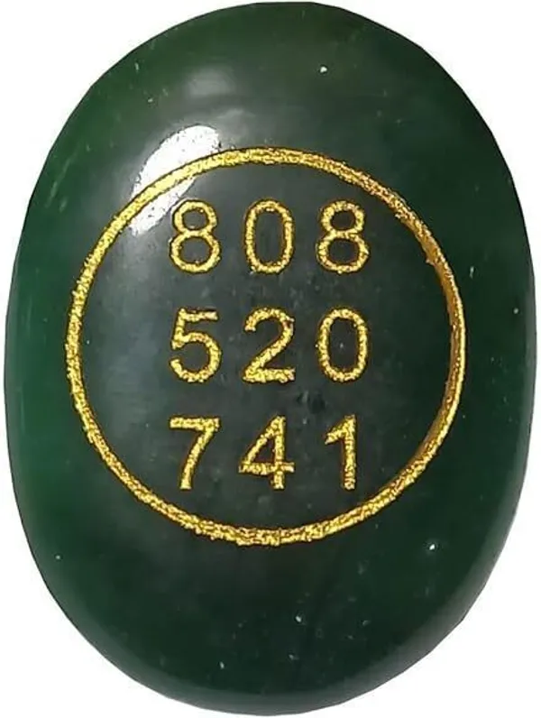 Multiagate_Green_Jade_Crystal_Money_Zibu_Symbol_of_Prosperity_Switch_Word_&_Money_Stone_Decorative_Showpiece__-__5_cm_(Stone,_Green)