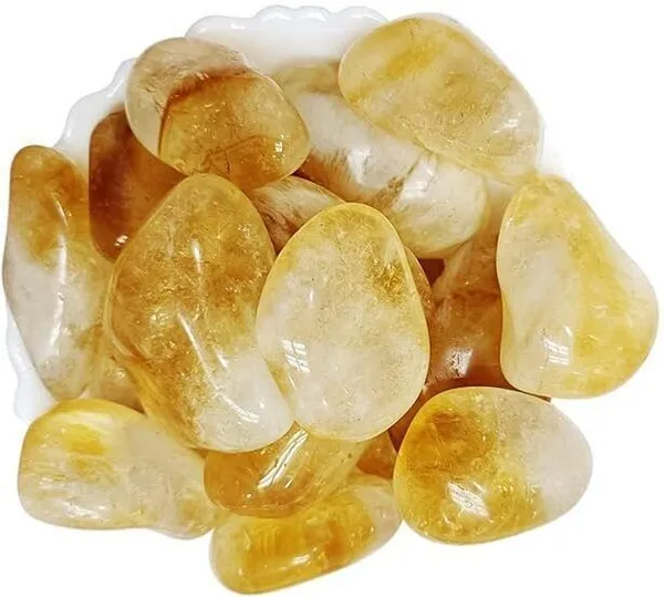 Multiagate_Yellow_Citrine_Natural_Crystal_Tumble_Stone_for_Reiki_Healing_Gemstone_Decorative_Showpiece__-__4_cm_(Stone,_Yellow)