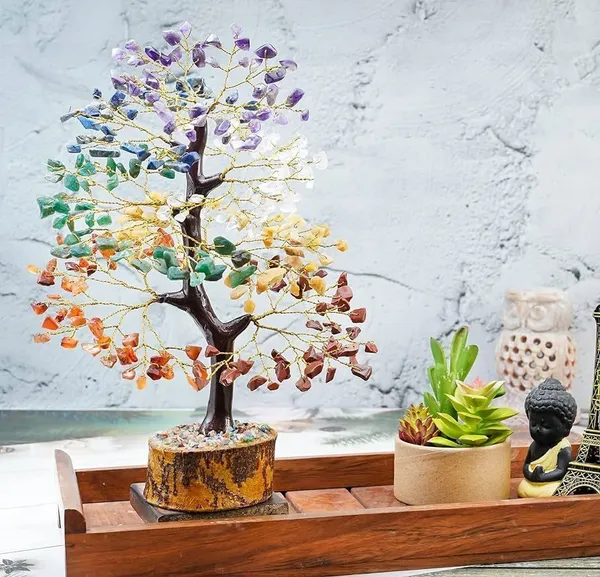 Multiagate_Decorative_Showpiece__-__28_cm_(Crystal,_Multicolor)