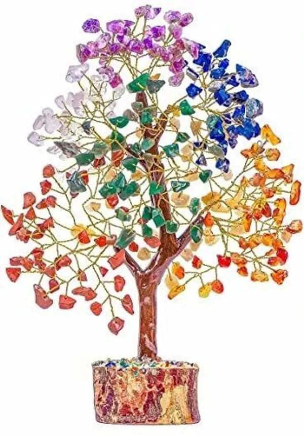 Multiagate_Decorative_Showpiece__-__25_cm_(Stone,_Wood,_Multicolor)