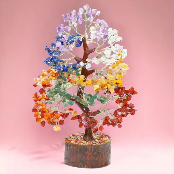 Multiagate_Decorative_Showpiece__-__25_cm_(Wood,_Stone,_Multicolor)