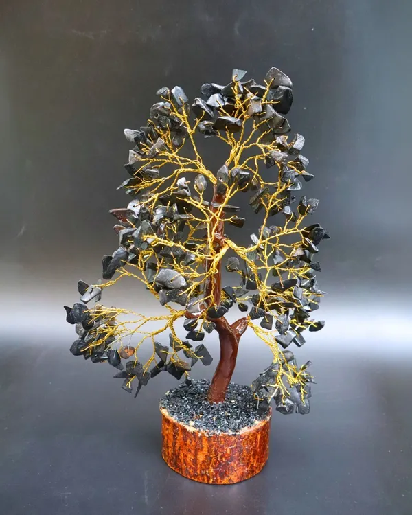 Multiagate_Decorative_Showpiece__-__23_cm_(Stone,_Black)