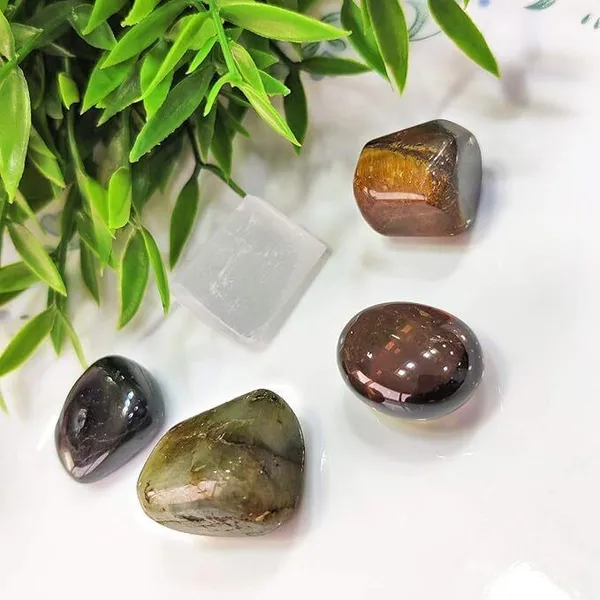 Multiagate_Decorative_Showpiece__-__4_cm_(Stone,_Multicolor)