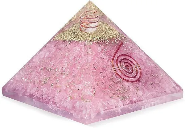 Multiagate_Rose_Quartz_Crystal_Pyramid_-_Pink_Quartz_Pyramid_for_Vastu,_Healing,_Love_Decorative_Showpiece__-__10_cm_(Stone,_Pink)