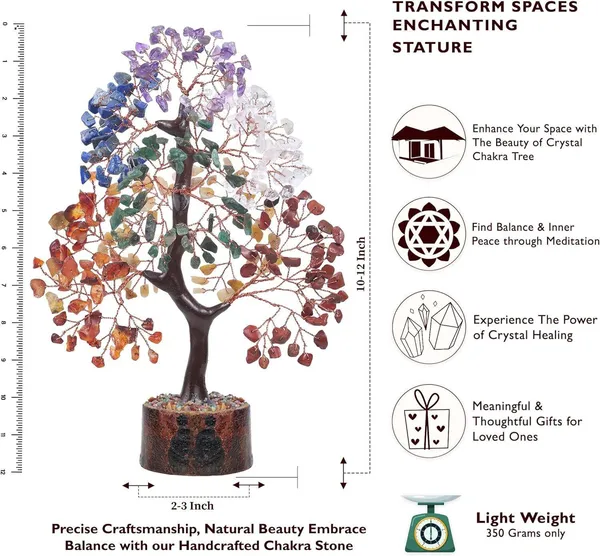 Multiagate_Seven_Chakra_Tree_of_Life_-_Crystal_Tree_-_Spiritual_Decor,_Jade_Tree_Decorative_Showpiece__-__25_cm_(Stone,_Multicolor)