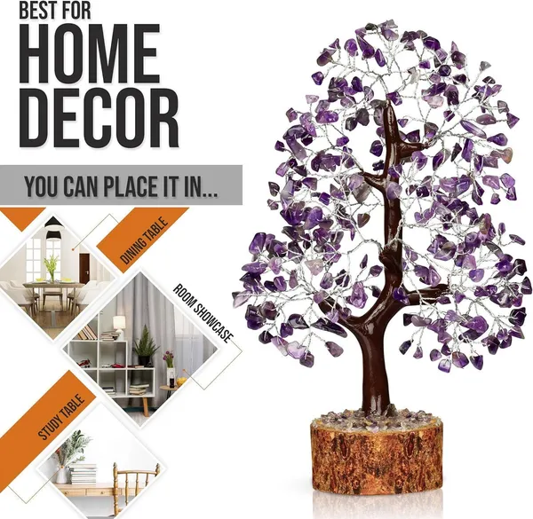 Multiagate_Amethyst_Crystal_Tree_-_Money_Tree_Crystal_-_Positive_Energy_Crystals_-_Gem_Tree_Decorative_Showpiece__-__25_cm_(Stone,_Purple)