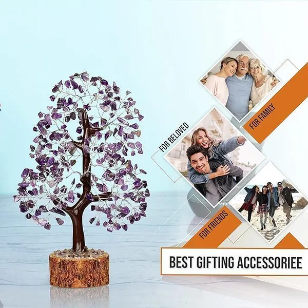 Multiagate_Amethyst_Crystal_Tree_-_Money_Tree_Crystal_-_Positive_Energy_Crystals_-_Gem_Tree_Decorative_Showpiece__-__25_cm_(Stone,_Purple)