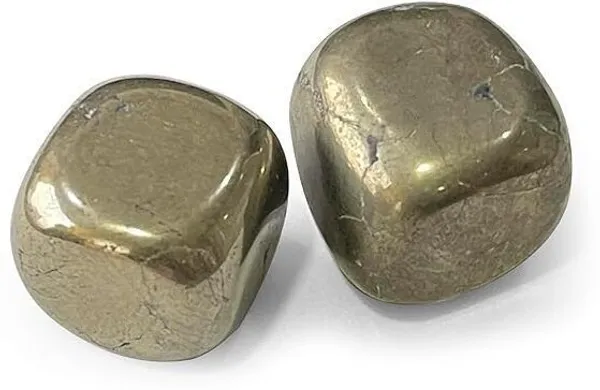 Multiagate_Original_Pyrite_Tumble_Stone_-_Natural_Energised_Golden_Pyrite_Crystal_Stones_Decorative_Showpiece__-__10_cm_(Stone,_Gold)
