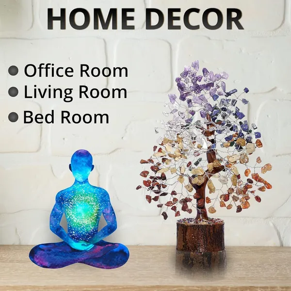 Multiagate_7_Chakra_Crystal_Tree_–_Garden_of_Life_Money_Tree_–_Real_Gemstones_Crystal_Decor_Decorative_Showpiece__-__25_cm_(Stone,_Multicolor)