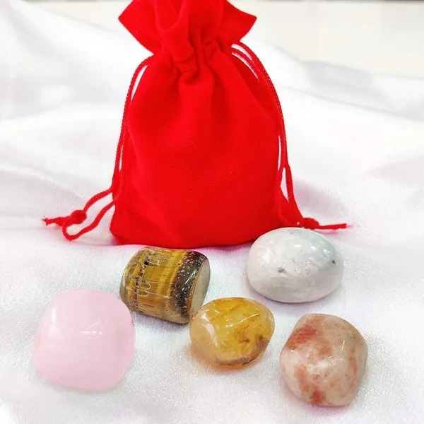 Multiagate_Confidence_Crystal_Healing_Tumble_Stone_Set_Decorative_Showpiece__-__4_cm_(Stone,_Multicolor)