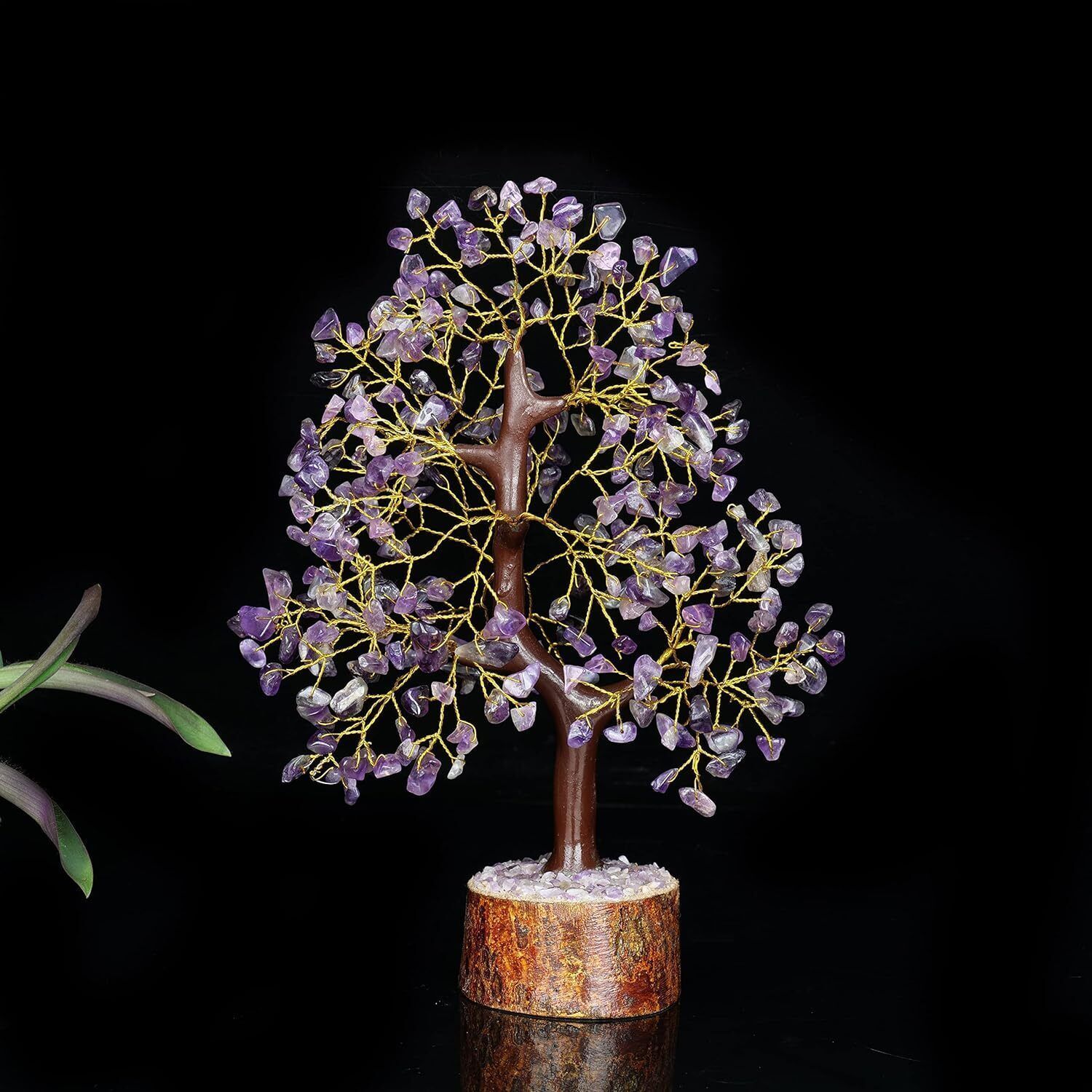 Multiagate_Amethyst_Chakra_Crystal_Tree_Good_Luck_Showpiece_for_Home_Decor_Decorative_Showpiece__-__25_cm_(Stone,_Purple)
