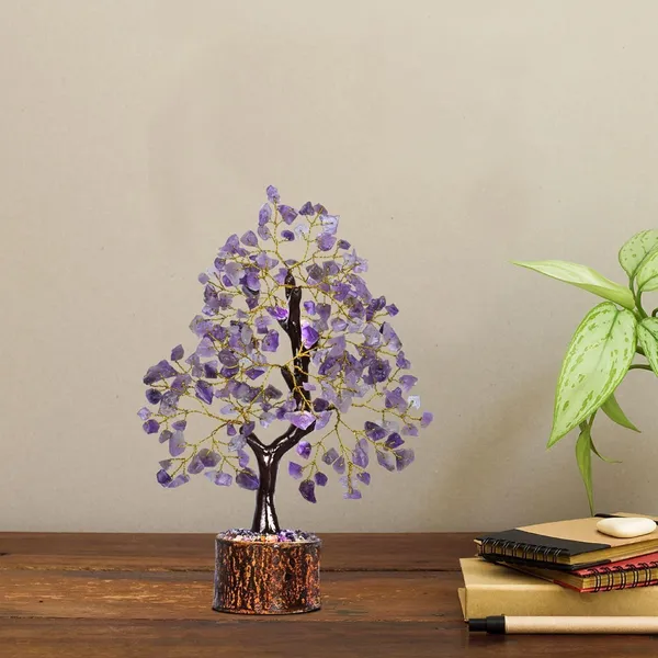 Multiagate_Amethyst_Tree_-_Crystal_Money_Tree_-_Gemstone_Bonsai_Tree_-_Crystal_Decor_Decorative_Showpiece__-__25_cm_(Stone,_Purple)