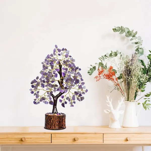 Multiagate_Amethyst_Tree_-_Crystal_Money_Tree_-_Gemstone_Bonsai_Tree_-_Crystal_Decor_Decorative_Showpiece__-__25_cm_(Stone,_Purple)
