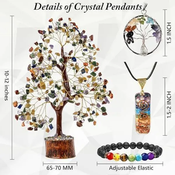 Multiagate_7_Chakra_Crystal_Tree,_Healing_Tree,_Money_Bonsai_Tree,_Spiritual_Good_Luck_Gift_Decorative_Showpiece__-__25_cm_(Stone,_Multicolor)