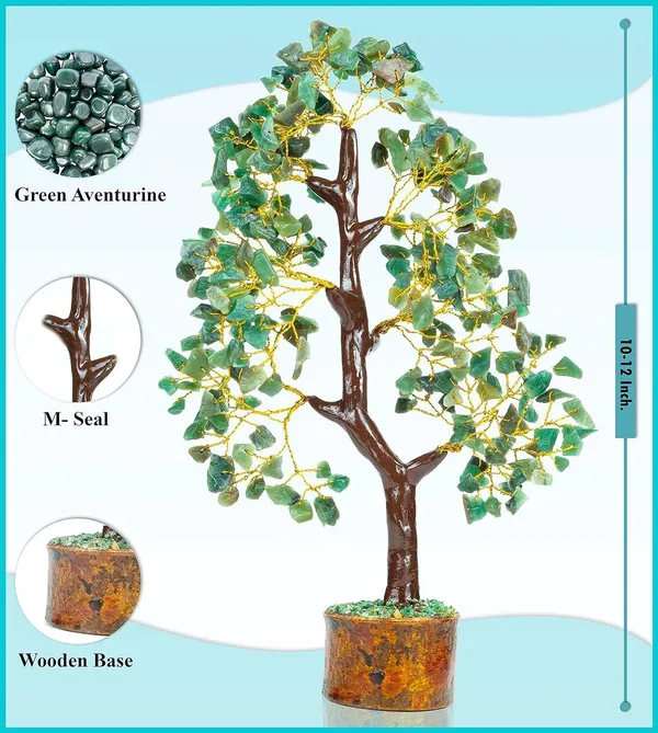 Multiagate_Green_Aventurine_Tree_-_Crystal_Tree_of_Life_Decor_-_Gemstone_Tree_Decorative_Showpiece__-__25_cm_(Stone,_Dark_Green)