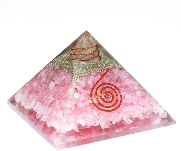 Multiagate_Rose_Quartz_Crystal_Pyramid_Vastu_for_Home_Orgone_Crystal_Pyramid_Decorative_Showpiece__-__10_cm_(Stone,_Pink)