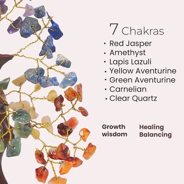 Multiagate_7_Chakra_Tree_of_Life,_Crystal_Tree,_Crystals,_Seven_Chakra_Tree_Decorative_Showpiece__-__22_cm_(Stone,_Multicolor)