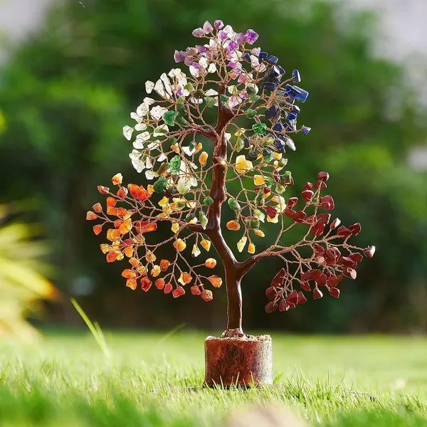 Multiagate_Seven_Chakra_Crystal_Tree_of_Life_Orgone_Pyramid_Decorative_Showpiece__-__28_cm_(Crystal,_Multicolor)