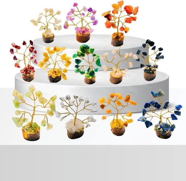 Multiagate_Mini_Crystal_Tree_Set,_Bonsai_Tree_of_Life_Chakra_Healing_Gemstone_Money_Tree_Decorative_Showpiece__-__5_cm_(Stone,_Multicolor)