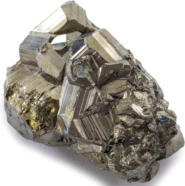 Multiagate_atural_Pyrite_Cluster_-_High_Energy_Iron_Piedra_Pirita_from_Peru_Decorative_Showpiece__-__10_cm_(Crystal,_Silver)