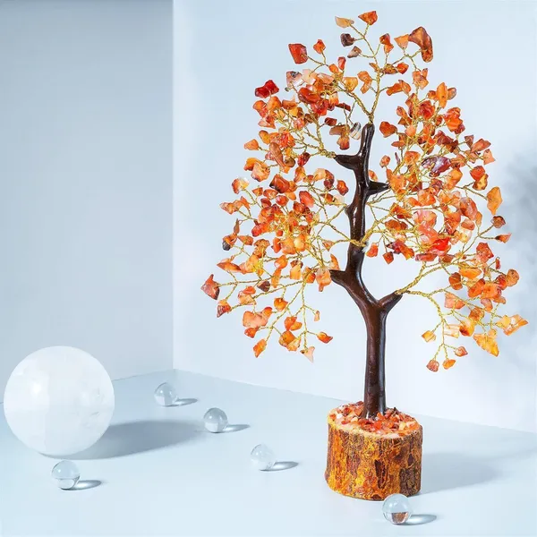 Multiagate_Carnelian_Crystal_Tree_-_Good_Luck_Showpiece_-_Home_Decor_Items_Decorative_Showpiece__-__25_cm_(Stone,_Multicolor)
