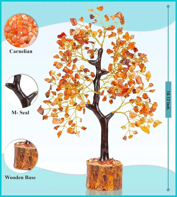 Multiagate_Carnelian_Crystal_Tree_-_Good_Luck_Showpiece_-_Home_Decor_Items_Decorative_Showpiece__-__25_cm_(Stone,_Multicolor)