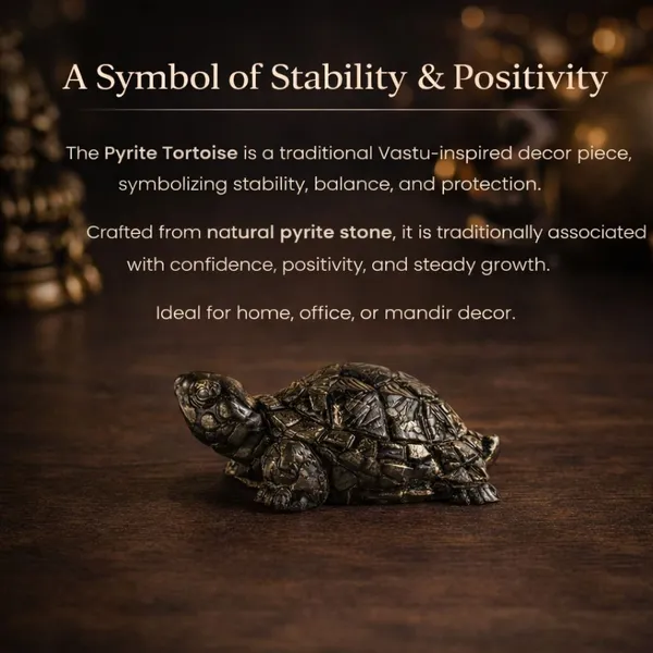 Multiagate_Natural_Pyrite_Tortoise_Showpiece_for_Home_&_Office_Decorative_Showpiece__-__2.75_cm_(Crystal,_Grey)