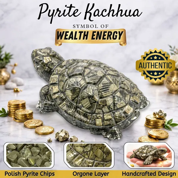 Multiagate_Pyrite_Tortoise_Original_Certified,_Pyrite_Turtle_for_Good_Luck_Decorative_Showpiece__-__6.5_cm_(Stone,_Gold)