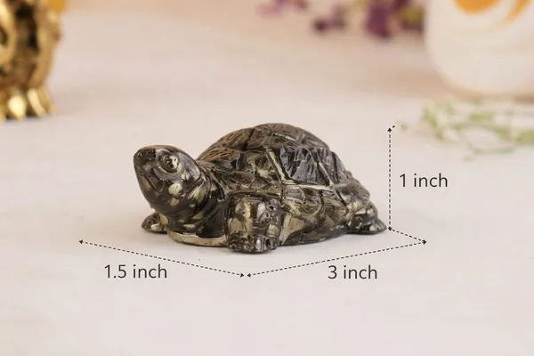 Multiagate_Pyrite_Tortoise_|Money,_Luck_&_Wealth_Decorative_Showpiece_Decorative_Showpiece__-__4_cm_(Crystal,_Grey)