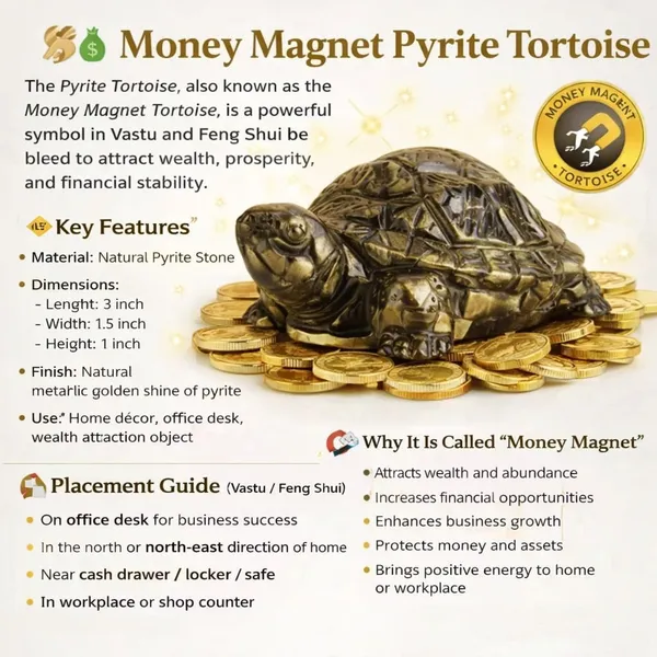 Multiagate_Pyrite_Tortoise_|Money,_Luck_&_Wealth_Decorative_Showpiece_Decorative_Showpiece__-__4_cm_(Crystal,_Grey)